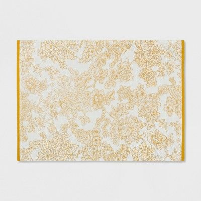 Traditional Floral Placemat Gold - Threshold™ | Target