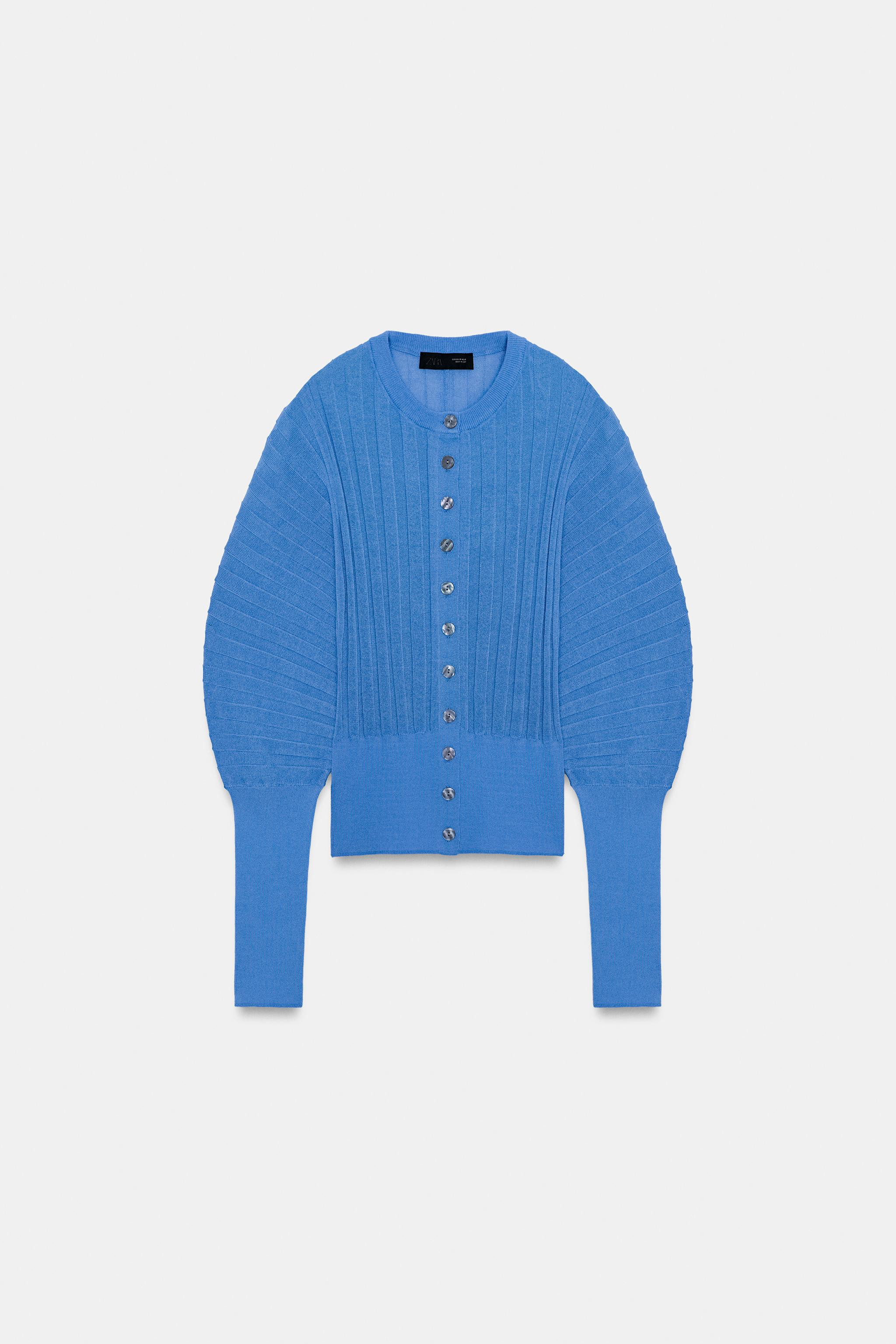 ACCORDION SLEEVE CARDIGAN | Zara Canada