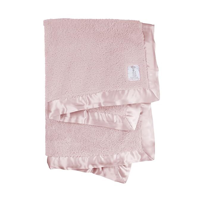 Little Giraffe Baby Blanket - Chenille Soft Blanket with Satin Trim - Baby Stroller Blanket - New... | Amazon (US)