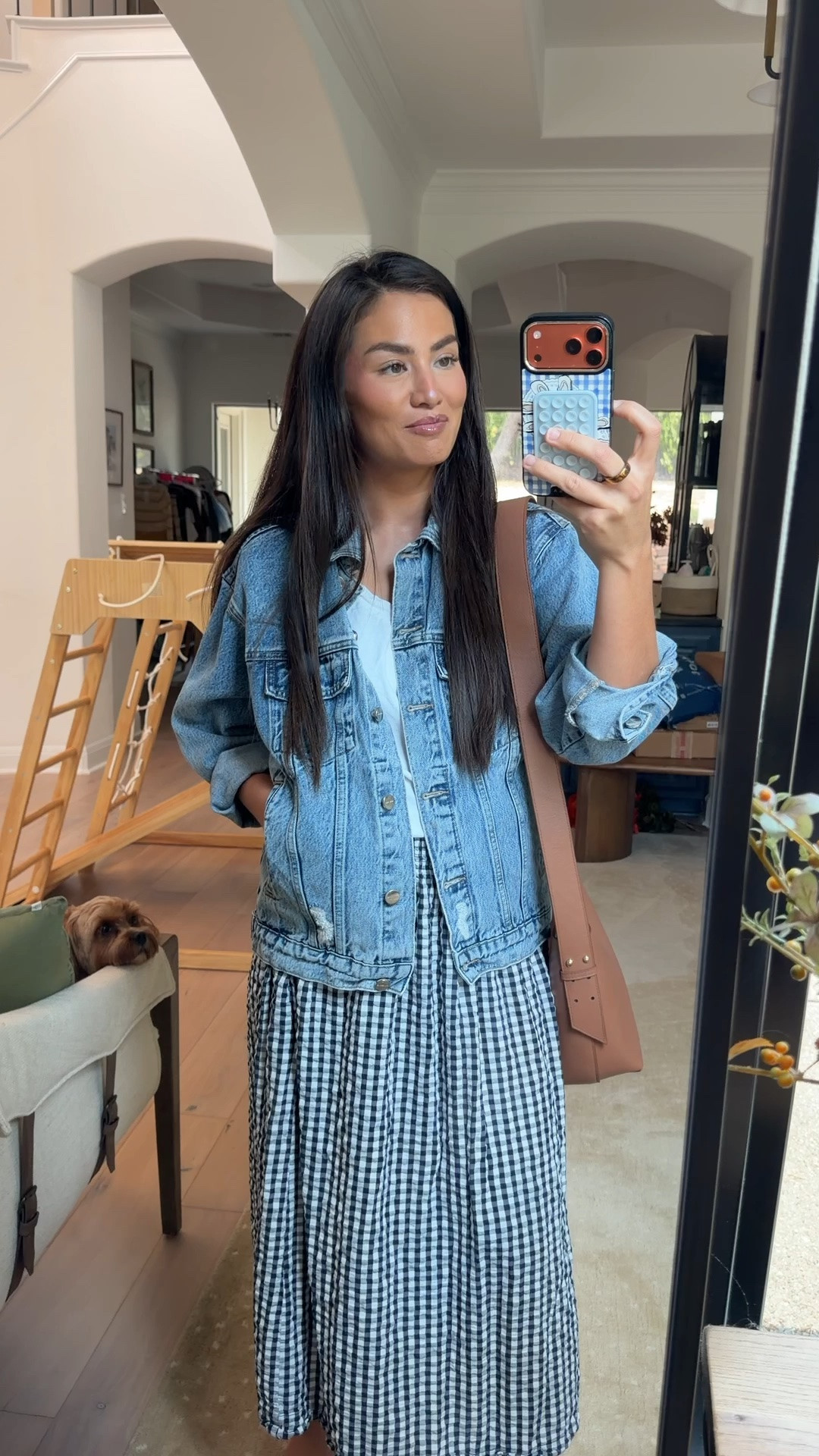 Anine Bing Denim Jacket and GiGi New York purse for the fit of the day

#LTKootd #LTKmomlife #LTKgrwm