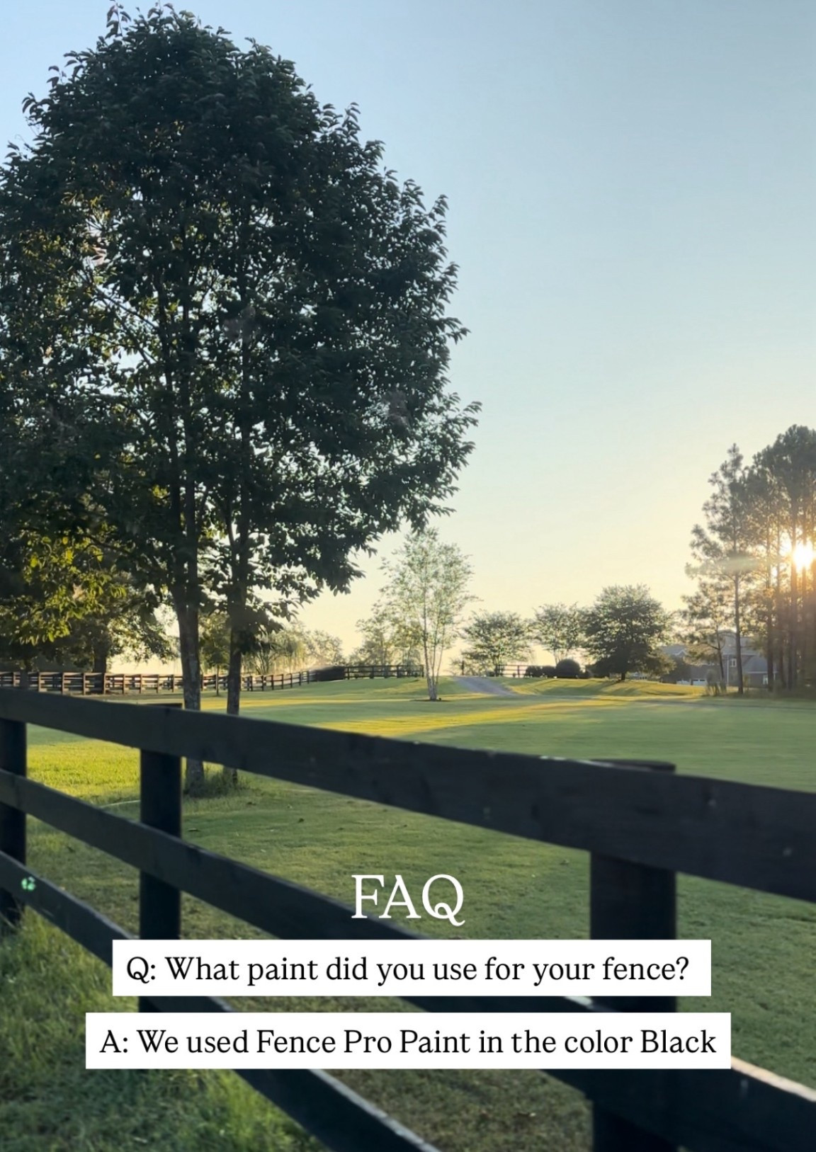 Pasture Fence Paint 🐴

This paint has held up very well so far…3+ years & counting! 