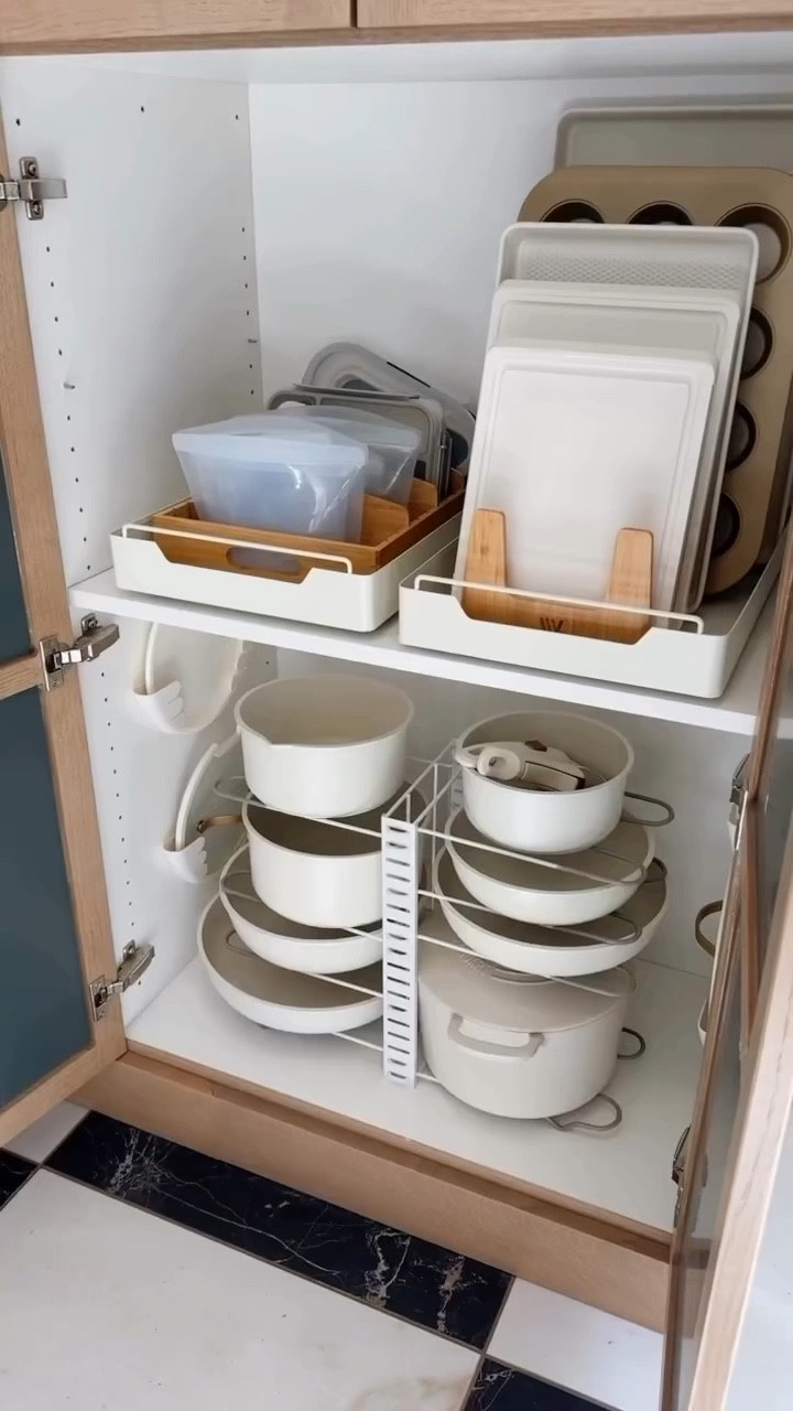 Cabinet organizer from Amazon 

#amazonfinds #amazonkitchenpots #amazonkitchenfinds #backtoschool

#LTKHome #LTKVideo #LTKBacktoSchool
