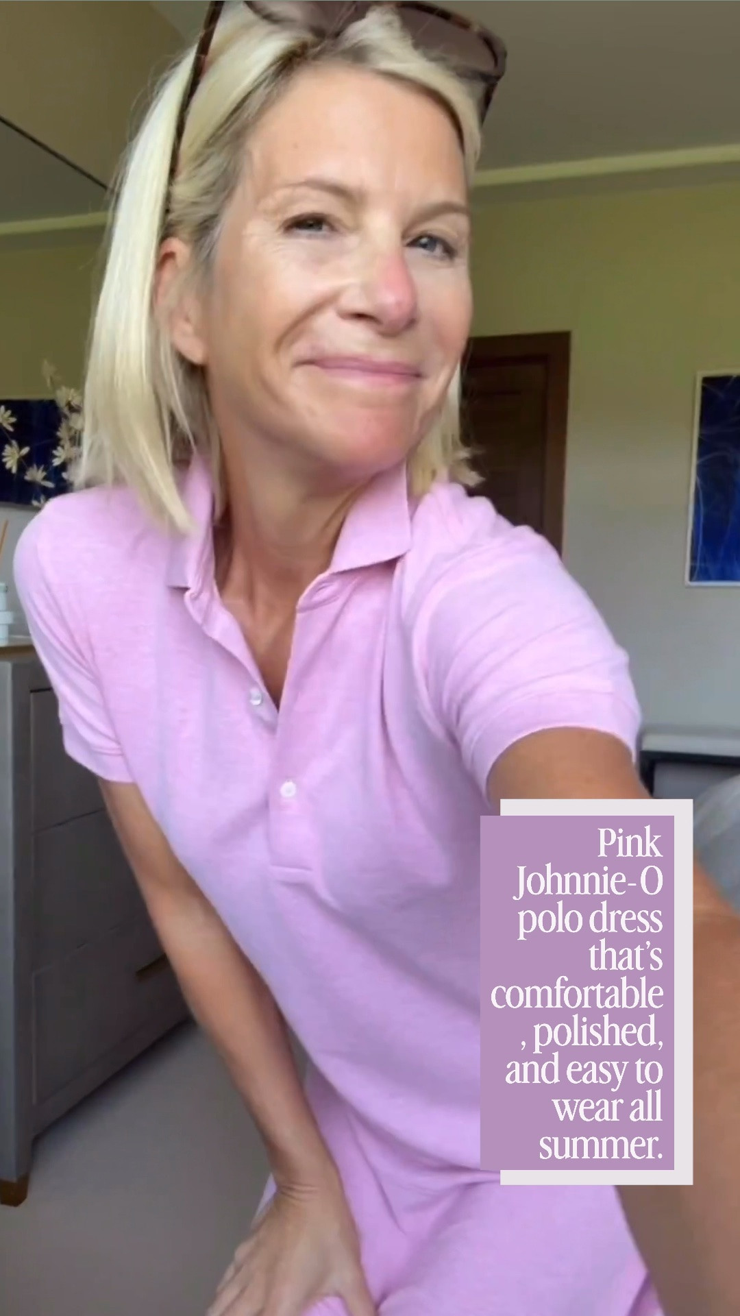 This Johnnie-O polo dress is the definition of easy summer style. The soft performance fabric, relaxed fit, and pretty pink color make it perfect for everything from vacation to weekend errands.

👩‍💻 LTK PRO TIPS
❤️ Heart = Support my posts ;-)
🔖 Save = Get sale & restock alerts for the things you love!
📋 Lists = Keep favorites organized (List ideas: Christmas, Birthdays, and Vacations!)
📲 Share = Send lists and products to a friend (or your daughters like me).
💬 Comment = Ask me anything, and I’ll answer. ;-)

#LTKootd #LTKOver40 #LTKActive