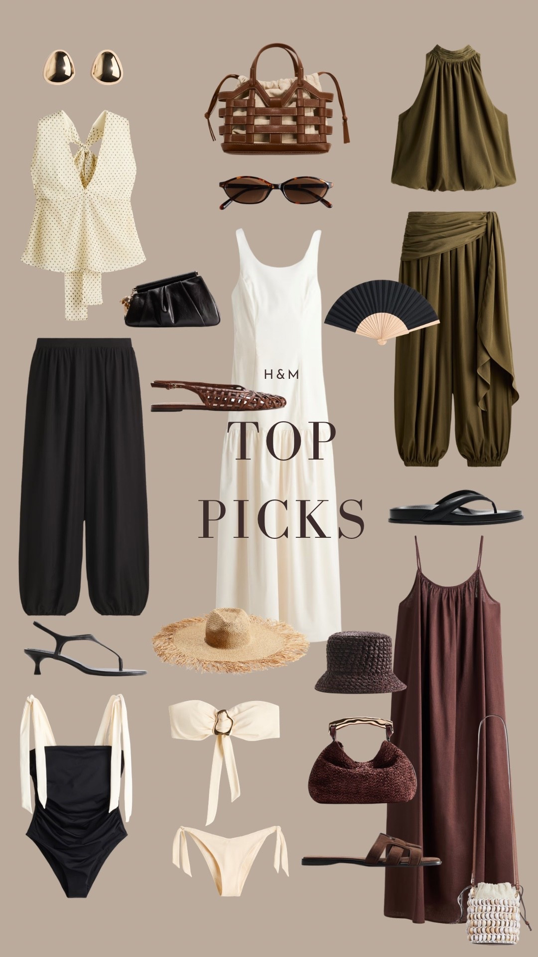 H&M holiday edit 🫒☀️ 15% off for members 

Bikini, swimsuit, beach hat, summer dress, balloon pants, polka dots, white dress 

#LTKuk #LTKsummer #LTKdresses
