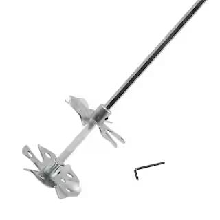 2-1/4 in. x 11 in. Steel Power Mixer with Adjust Wheels | The Home Depot