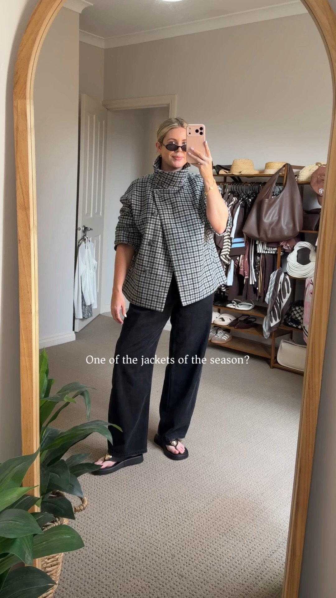 Funnel neck, check print, asymmetric front… one of the jackets of the season? 👀  

Wearing a S/M here 

#LTKaustralia #LTKstyletip #LTKautumn