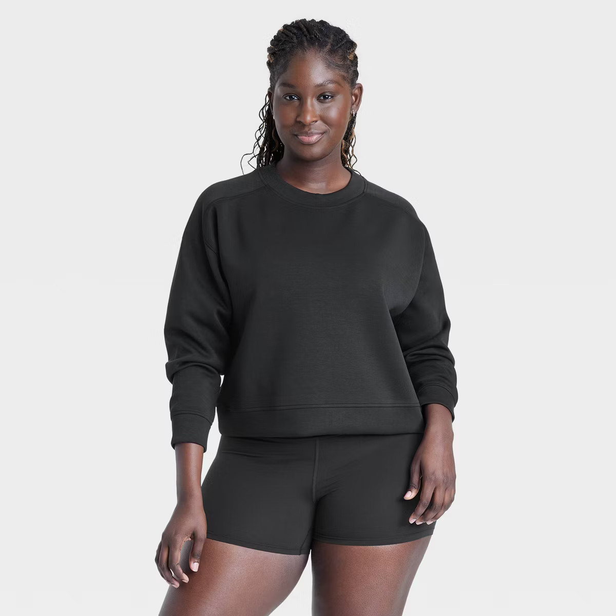 Women's Airy Sleek Crewneck Sweatshirt - All In Motion™ | Target