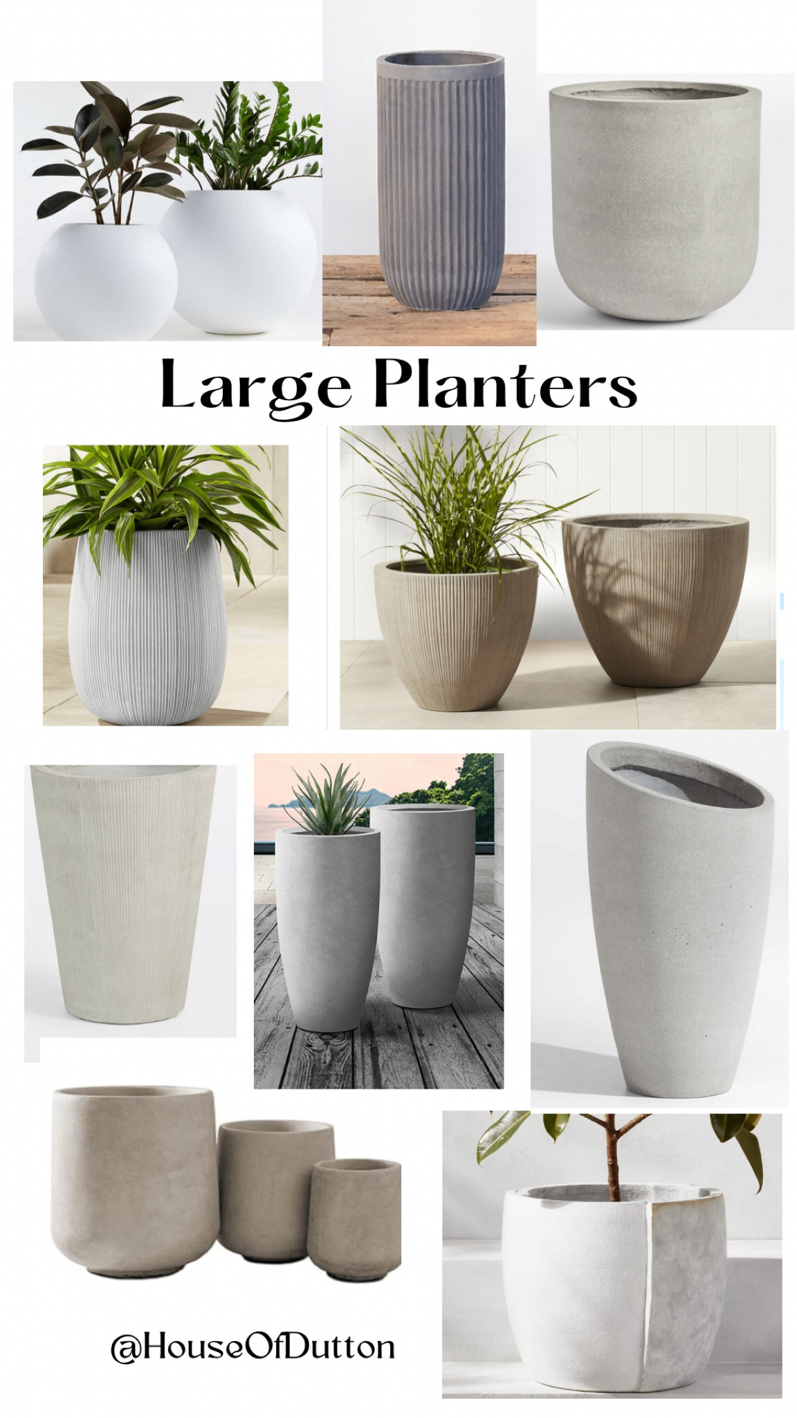 Large Indoor/Outdoor Planters



Indoor houseplants, indoor plants, plants, modern organic, large floor vases, found it on Amazon, amazon finds, affordable home, Decor, modern decor, mcm, organic modern, floor planter

#LTKhome #LTKFind #LTKstyletip