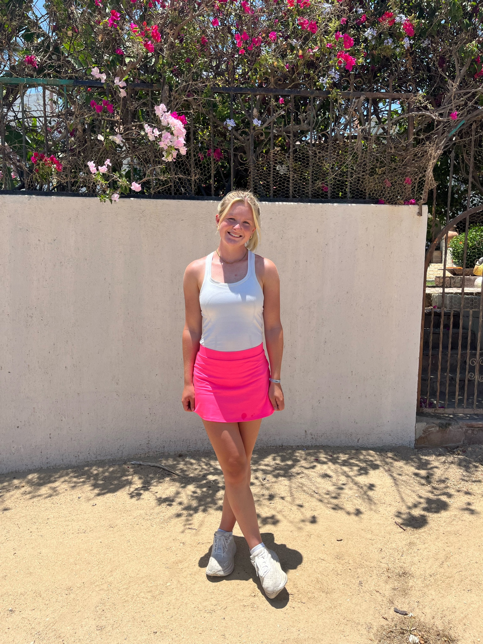Golf outfit ⛳️ 🌺

- I wear my Hokas EVERYWHERE! Any kind of activity they get the job done! 

Lululemon, varsity cheer, hokas


#LTKStyleTip #LTKBeauty #LTKFitness