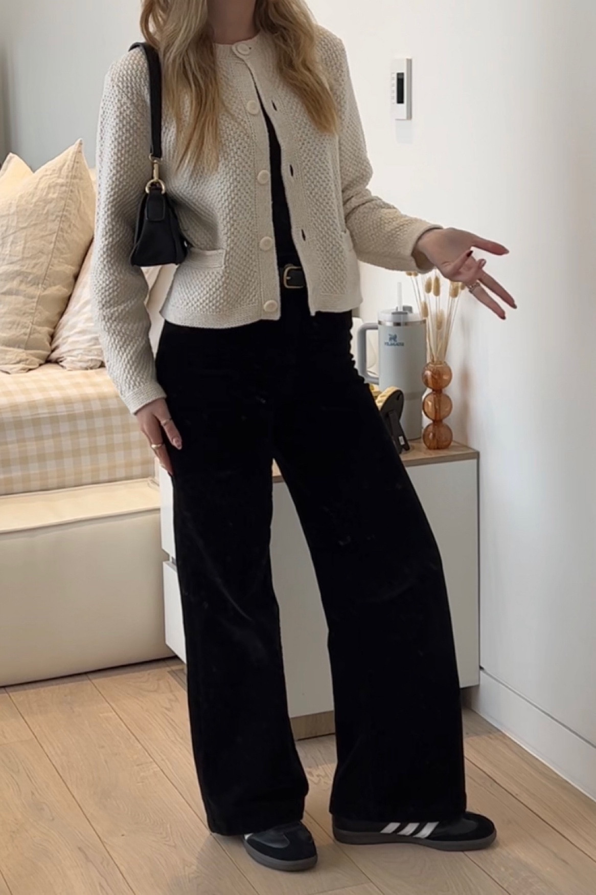 Black and cream vibe🕶️👜

This cardigan is from Uniqlo but I’ve attached some similar options! Also attached similar options for all other pieces!!

Ps, if you are looking for a black shoe then u must look at the sambas - these are so perfect with every outfit and I feel like they can really elevate any outfit👟

#LTKstyletip #LTKitbag #LTKU