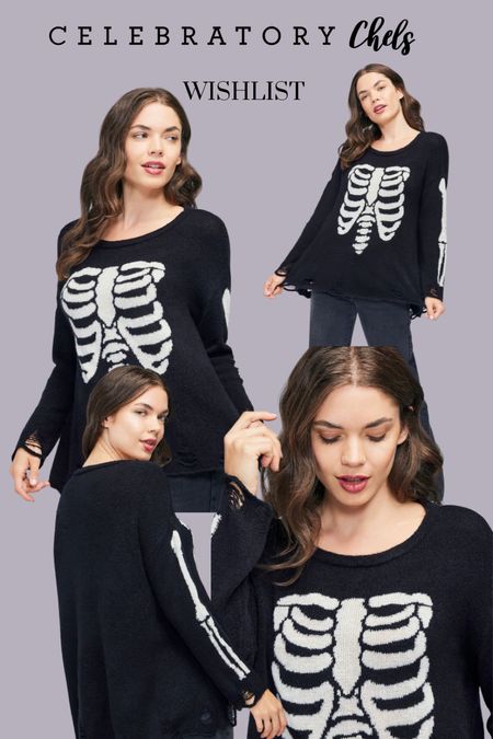 I’m majorly crushing on this skeleton sweater for Halloween!

Seasonal style
Fall finds 
Sweaters


#LTKU #LTKSeasonal #LTKstyletip