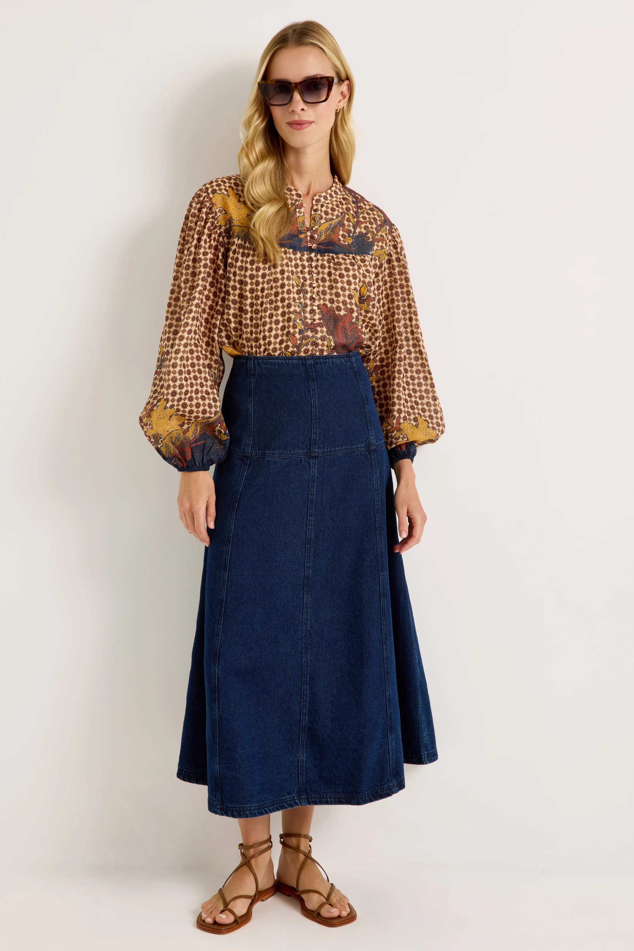 YUKO DENIM SKIRT | Marie Oliver