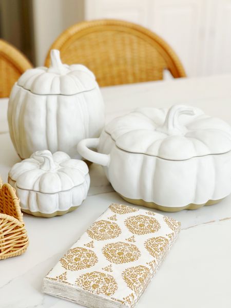 Just added online!!! How cute is this pumpkin stoneware!?! I found them in store on a recent Target trip and had to get them 😍😍 
Reminds me of the Staub and Pottery Barn versions but for wayyy less!!! And they have a whole collection they just launched 🙌🏻 (I also grabbed the sectional serving dish!)

My guess is these will sell out quickly online so if you love I would 🏃🏼‍♀️🏃🏼‍♀️🏃🏼‍♀️

#LTKhome #LTKSeasonal #LTKunder50