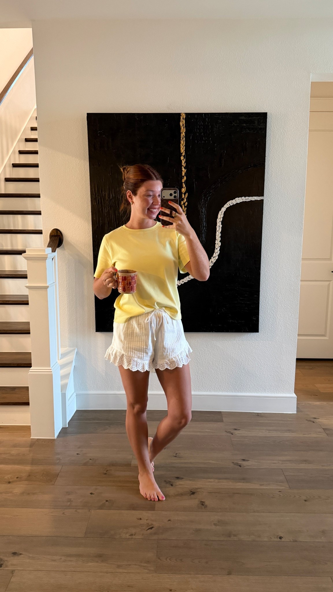 T-shirt is a medium for an oversized fit. Shorts are a size small with limited sizing left & currently on sale. Today is the last day code AFTIA will stack on all Abercrombie sales! 

#LTKmomlife #LTKootd