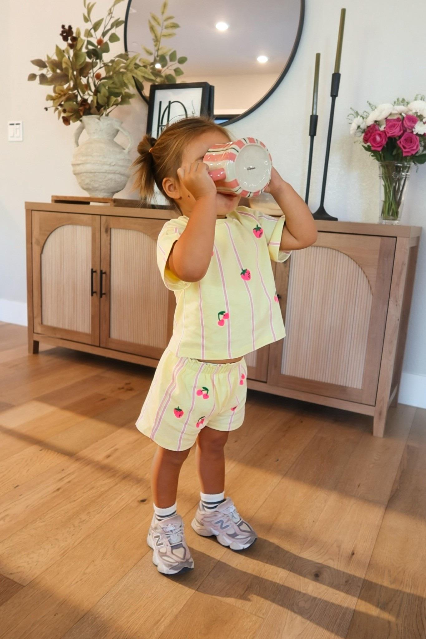 Toddler girl outfit
Toddler yellow matching set
Kids new balance sneakers

#LTKootd #LTKKids #LTKSeasonal
