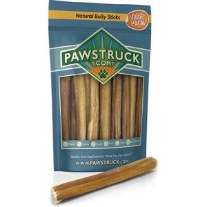 PAWSTRUCK Straight Bully Sticks Dog Treats,1-lb bag, 8-12 in - Chewy.com | Chewy.com
