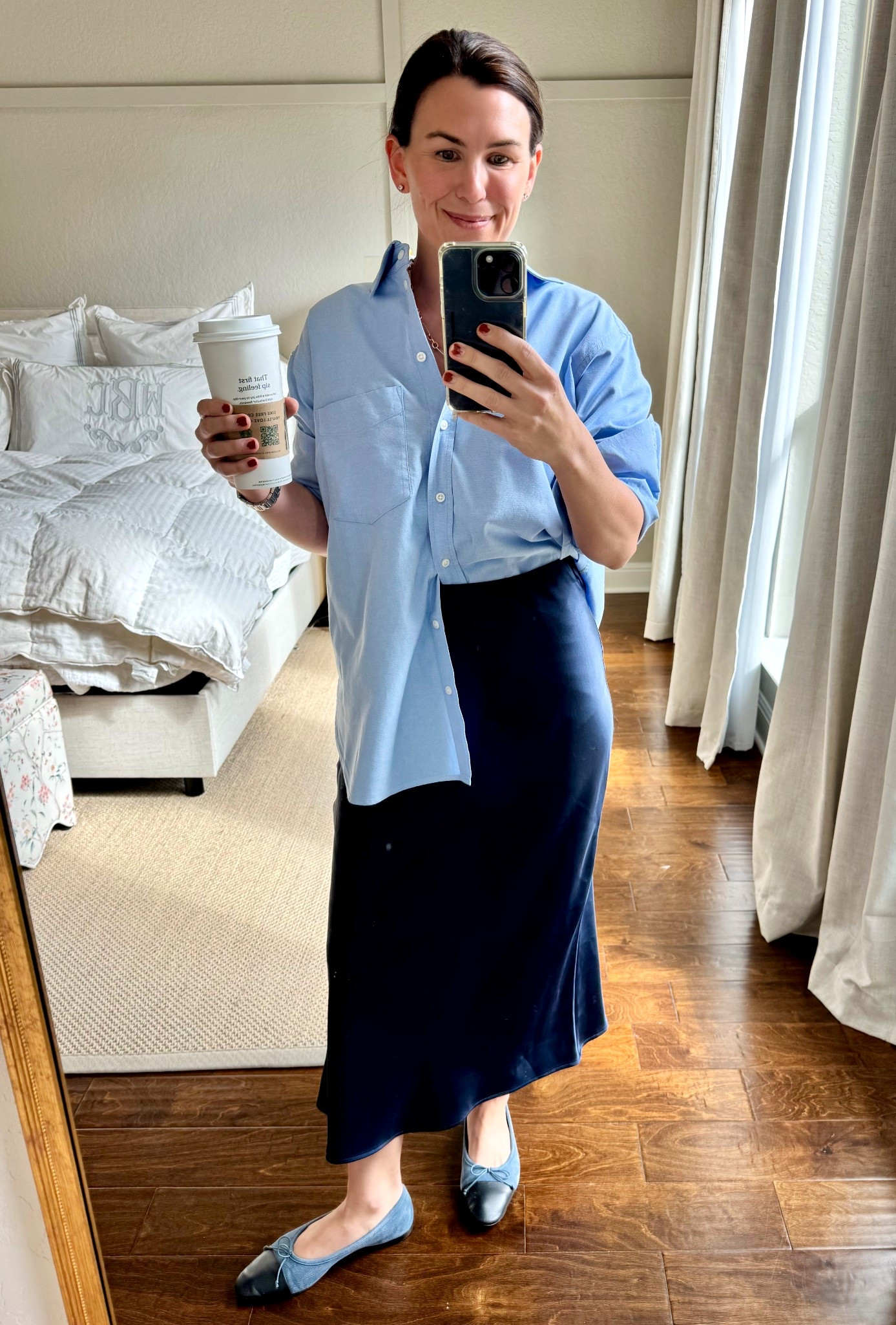 When in doubt, monochrome & a slip skirt. 

Skirt is from Zara, linking similar. 

#LTKWorkwear #LTKStyleTip #LTKShoeCrush