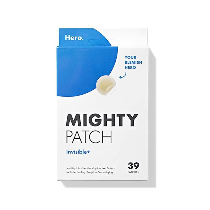 Mighty Patch Invisible+ from Hero Cosmetics - Daytime Hydrocolloid Acne Pimple Patches for Coveri... | Amazon (US)