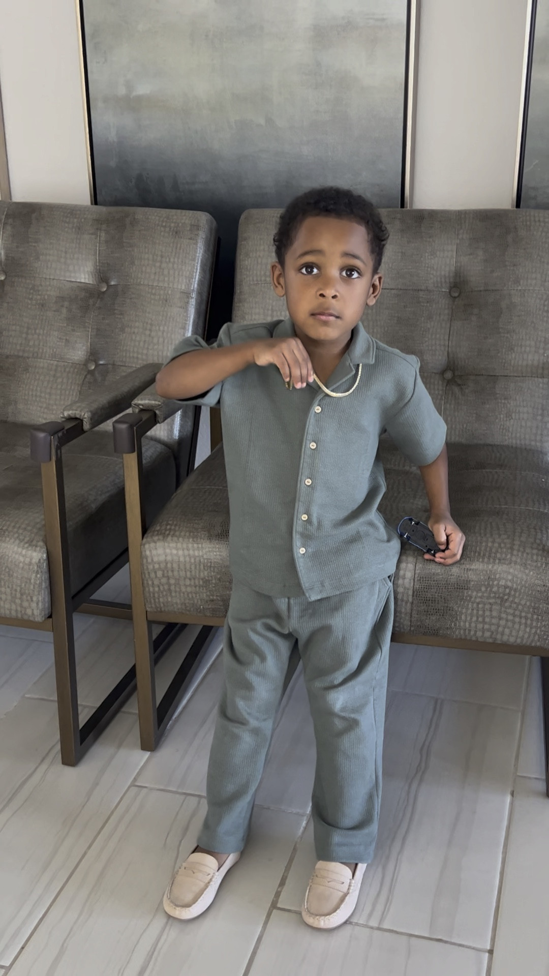 The kid is looking good in his green! 

#LTKSpringSale #LTKkids