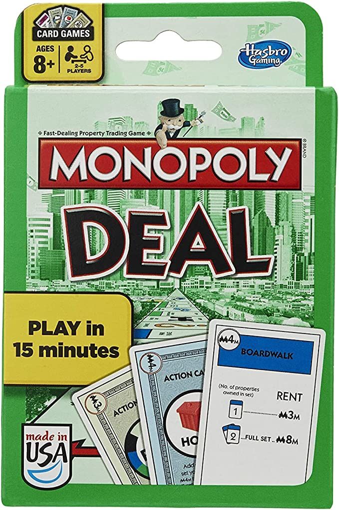 MONOPOLY Deal Card Game, Quick-Playing Card Game for 2-5 Players, Easter Basket Gifts, Game for F... | Amazon (US)