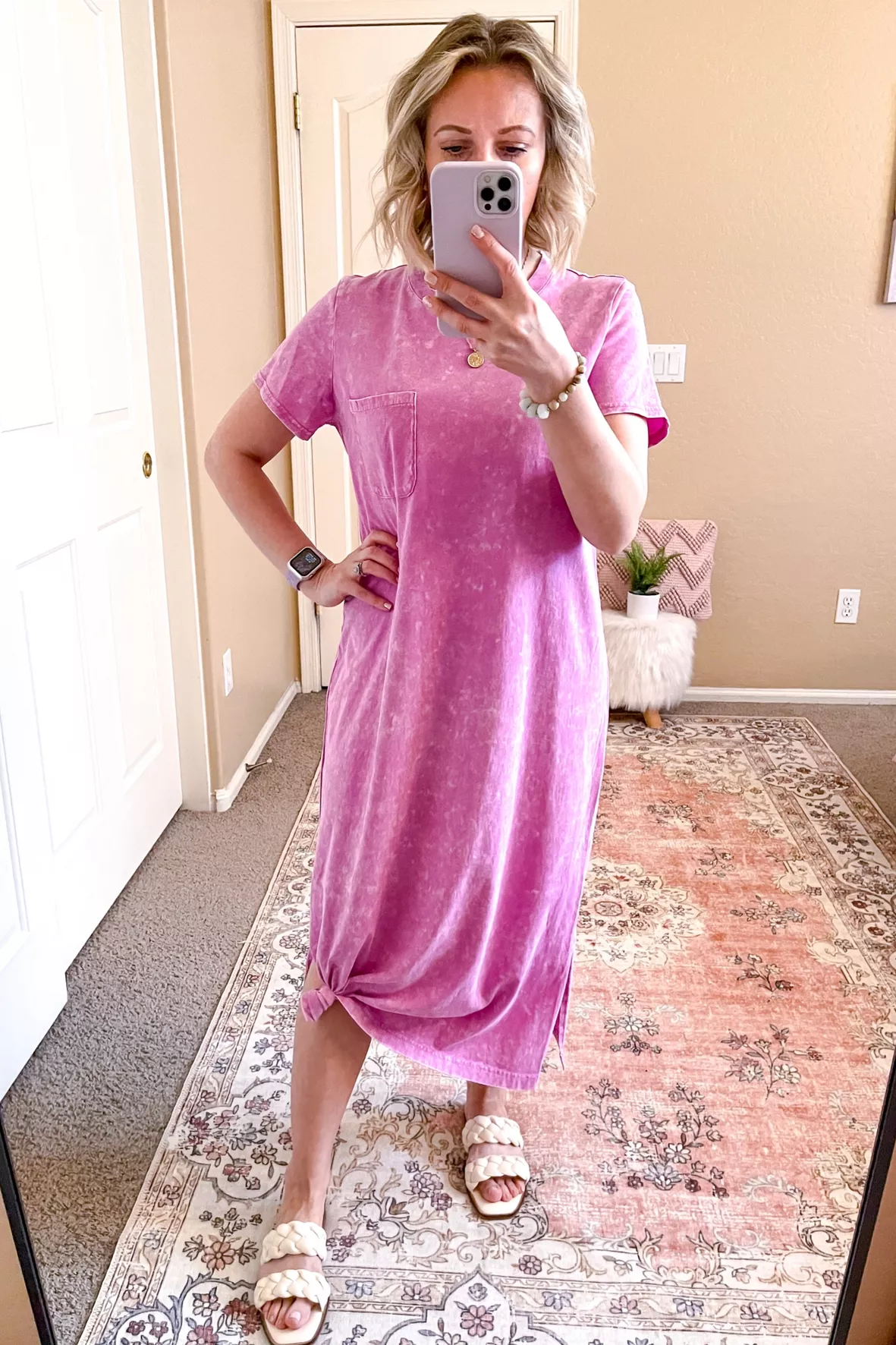 time and tru shirt dress - SIZE: S (4-6) - Medium Wash Mini With Pockets! - NEW! wear silhouette. sistersonadime on LTK