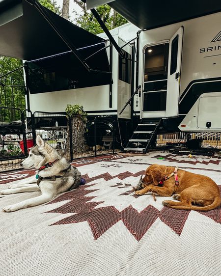 Keeping our dogs safe while RVing is most important, and we’ve used the FXW fencing for years. It’s easy to put up and take down, and is compact for storing. If you want to create an oasis for your pups - check them out!