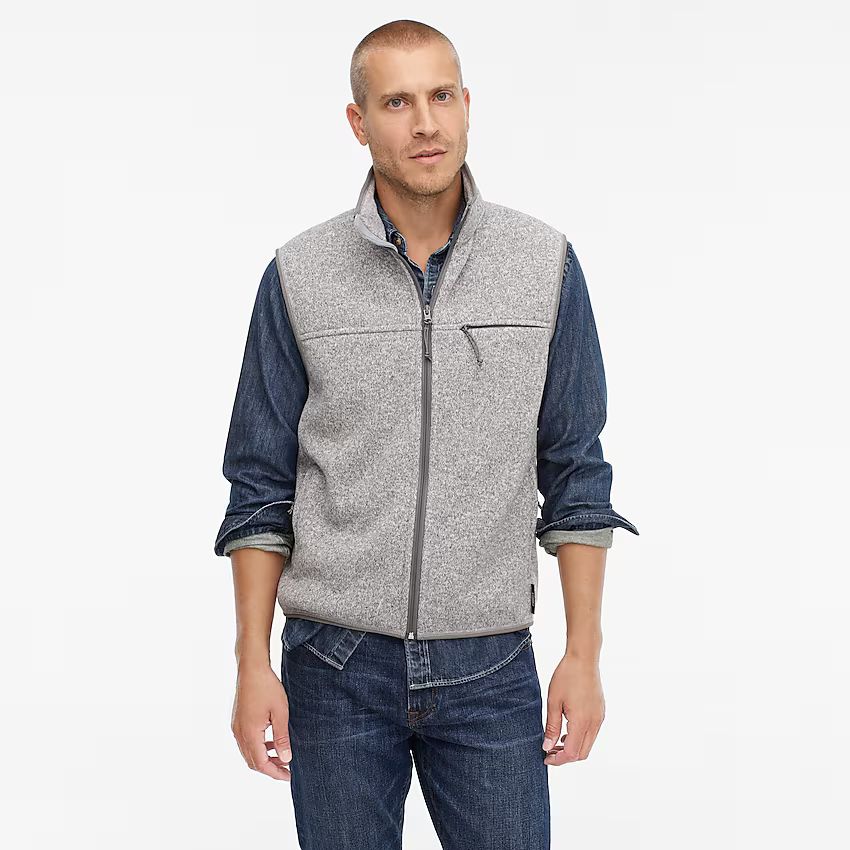 Nordic vest in Polartec® sweater fleece | J.Crew US
