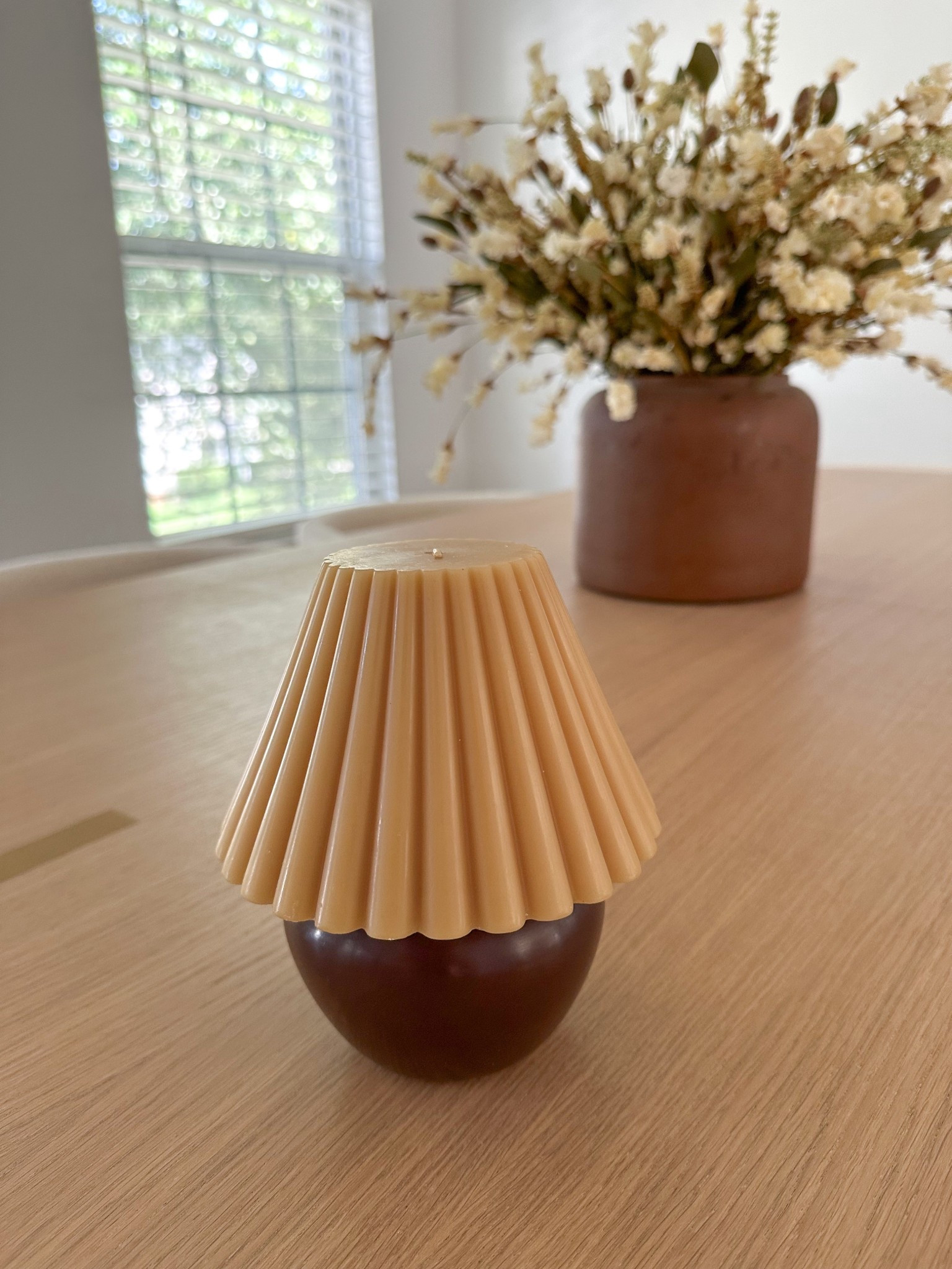 Target lamp figural sculpted candle - Hearth & Hand with Magnolia. This is SO cute!! I plan to style it on either an accent table or on my arch cabinet shelves 

Candle, lamp candle, lampshade candle, Target candle, home decor, shelf decor 

#LTKHome #LTKStyleTip #LTKFindsUnder50