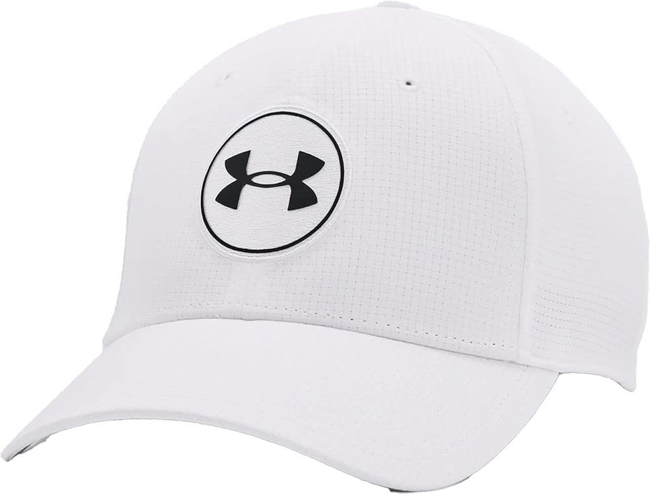 Under Armour - Unisex Golf Flexfit Hat, Color White (100), Size: Medium/Large | Amazon (US)