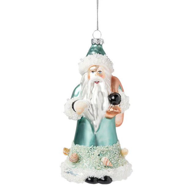 Coastal Santa Ornament | Cailini Coastal