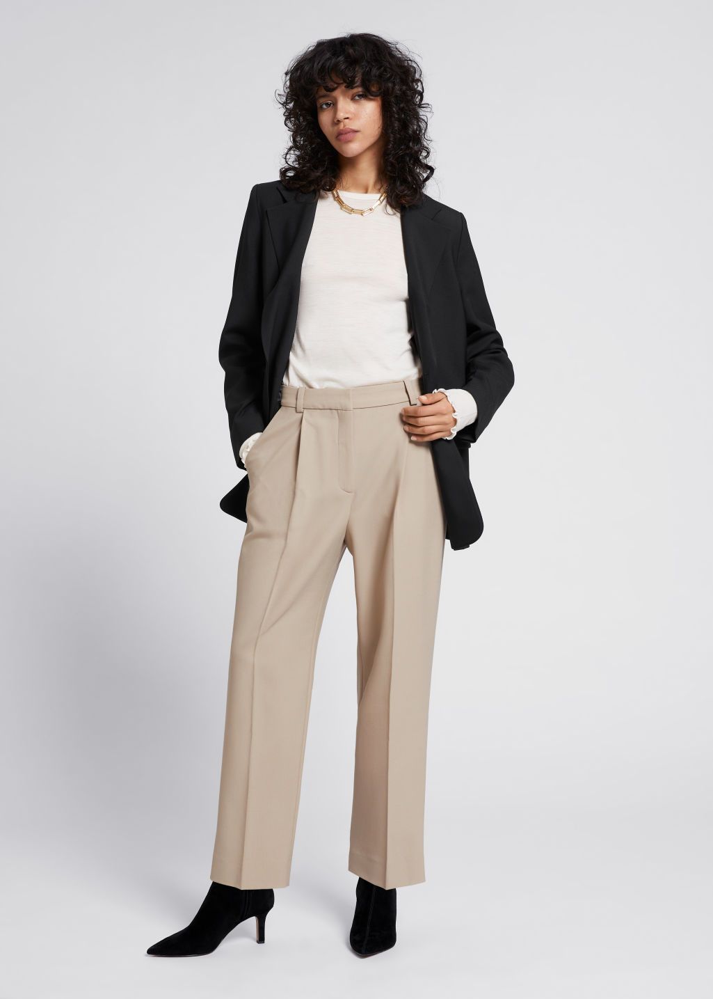 Tailored High-Waisted Fitted Trousers | & Other Stories (EU + UK)