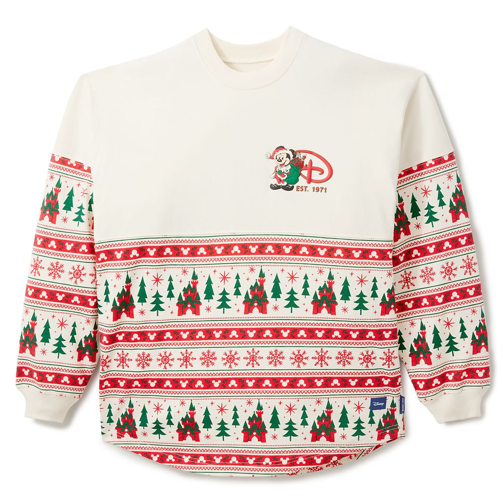 Santa Mickey Mouse Fair Isle Spirit Jersey for Adults – Walt Disney World | Disney Store