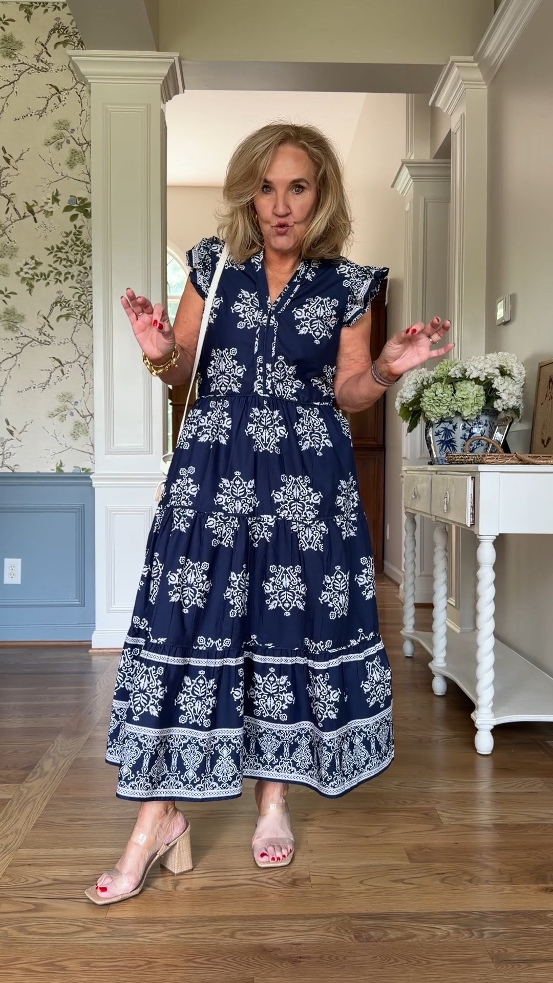 Dress size med/8 and add sneakers and red scarf for memorial day or 4th of July or add heels for just a summer patio dinner

#LTKSaleAlert #LTKOver40 #LTKSeasonal