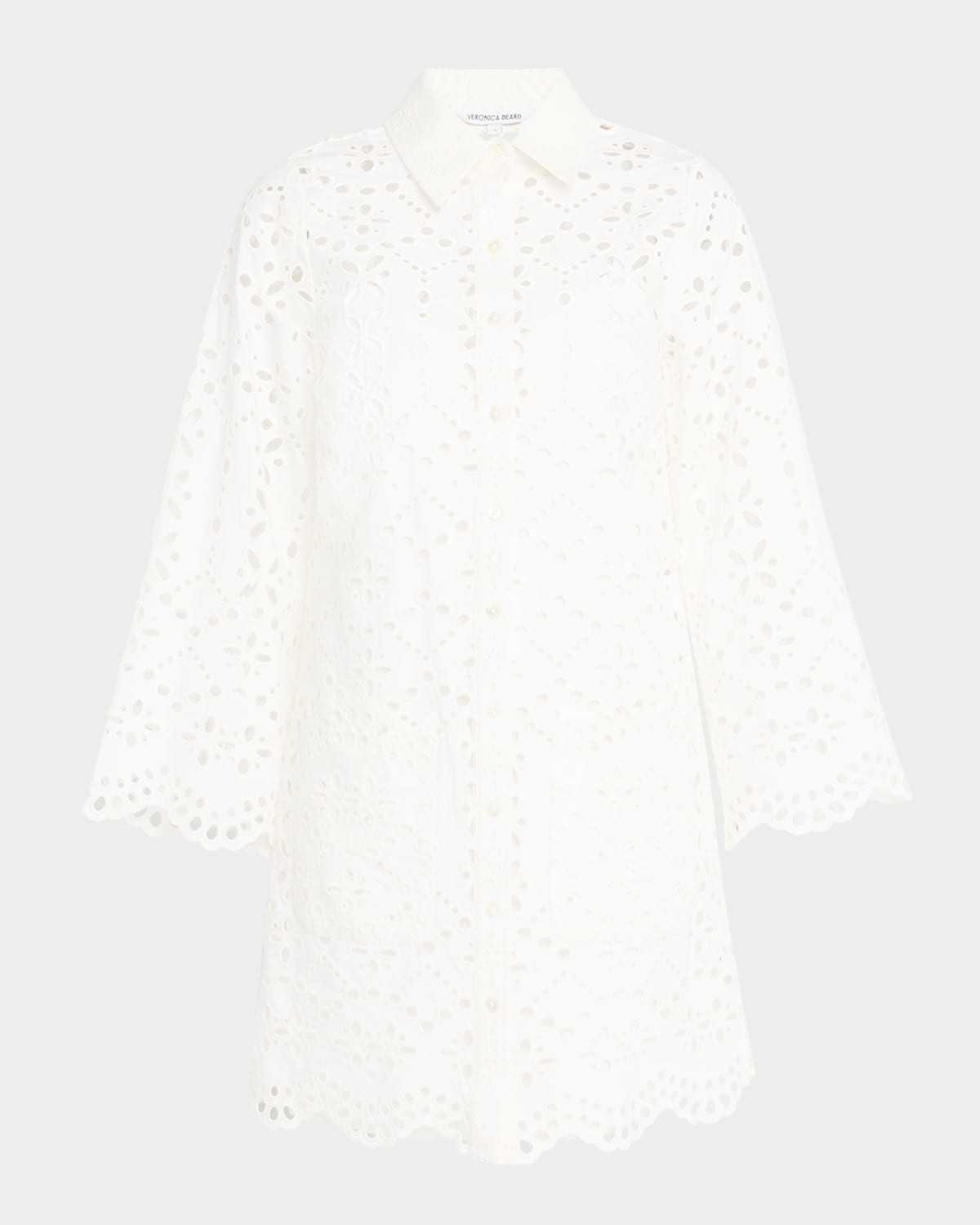 Sumatra Eyelet Shirtdress | Neiman Marcus