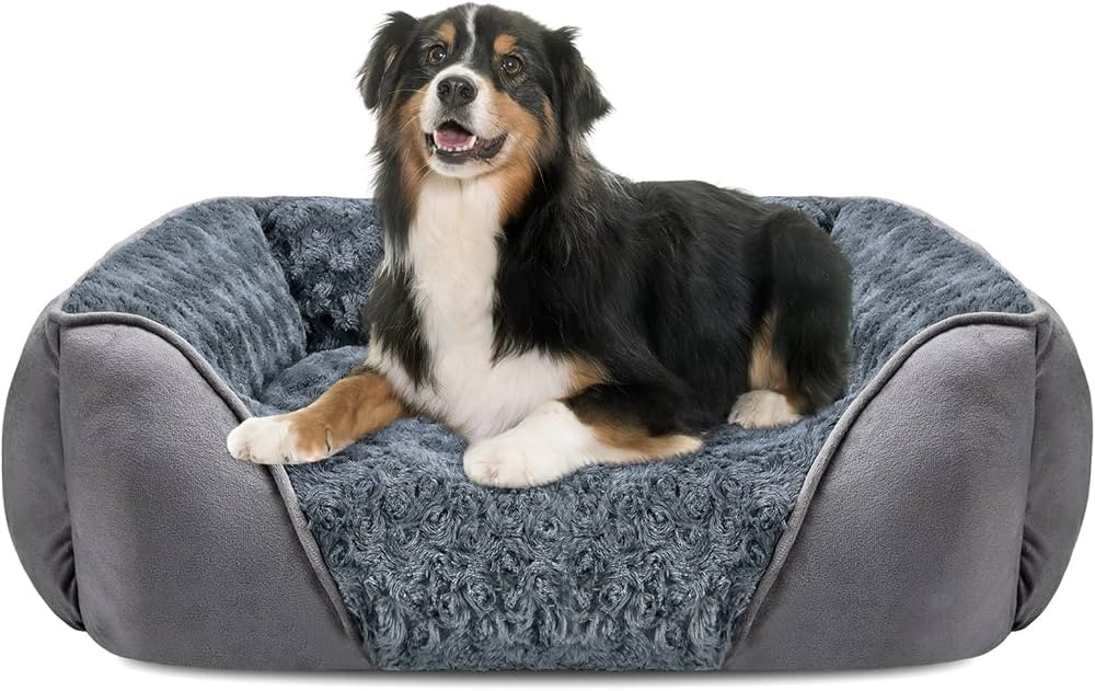INVENHO X-Large Dog Bed for Large Medium Small Dogs, Rectangle Washable Dog Bed, Orthopedic Dog B... | Amazon (US)