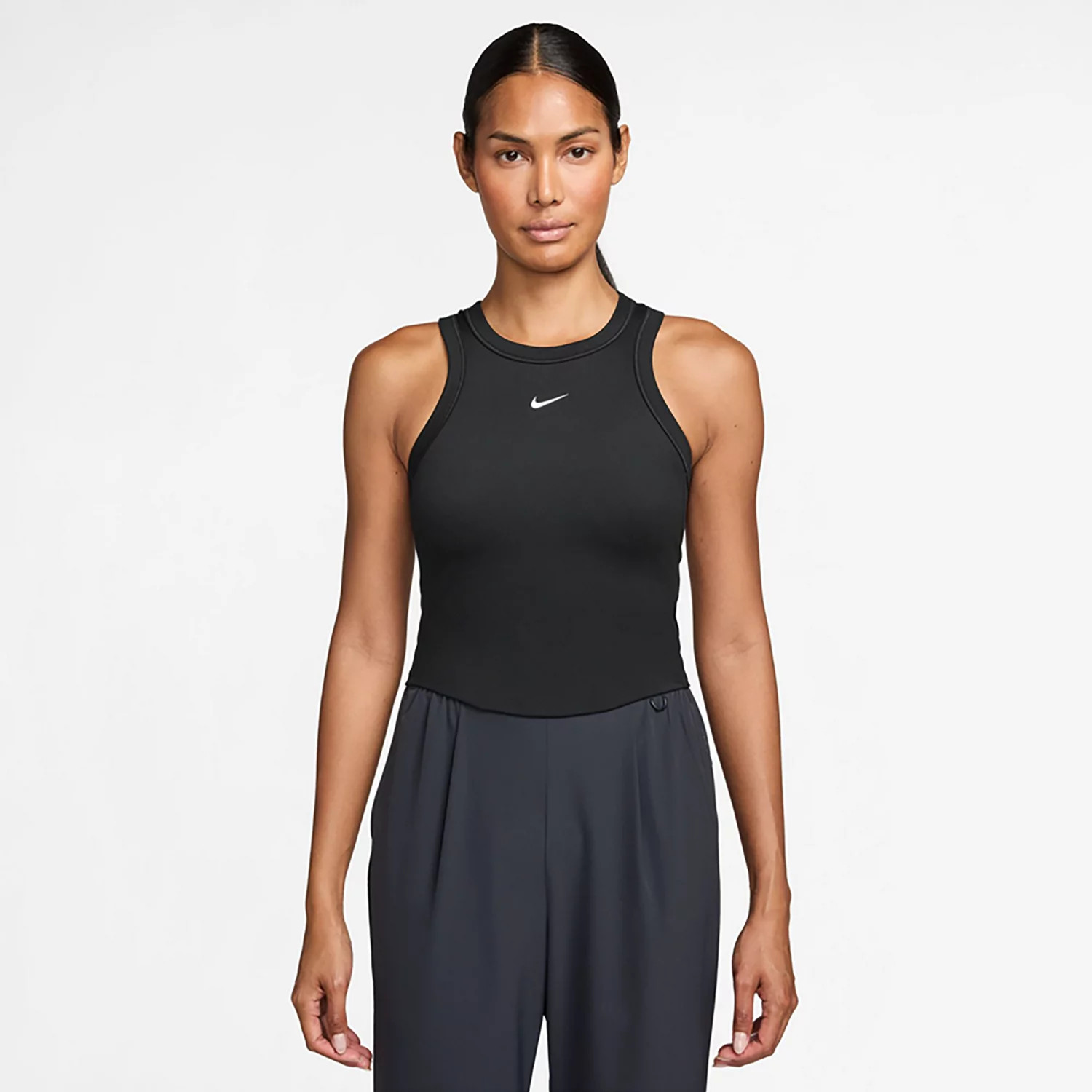 Nike Women's One Fitted Dri-FIT Cropped Tank Top | Academy Sports + Outdoors