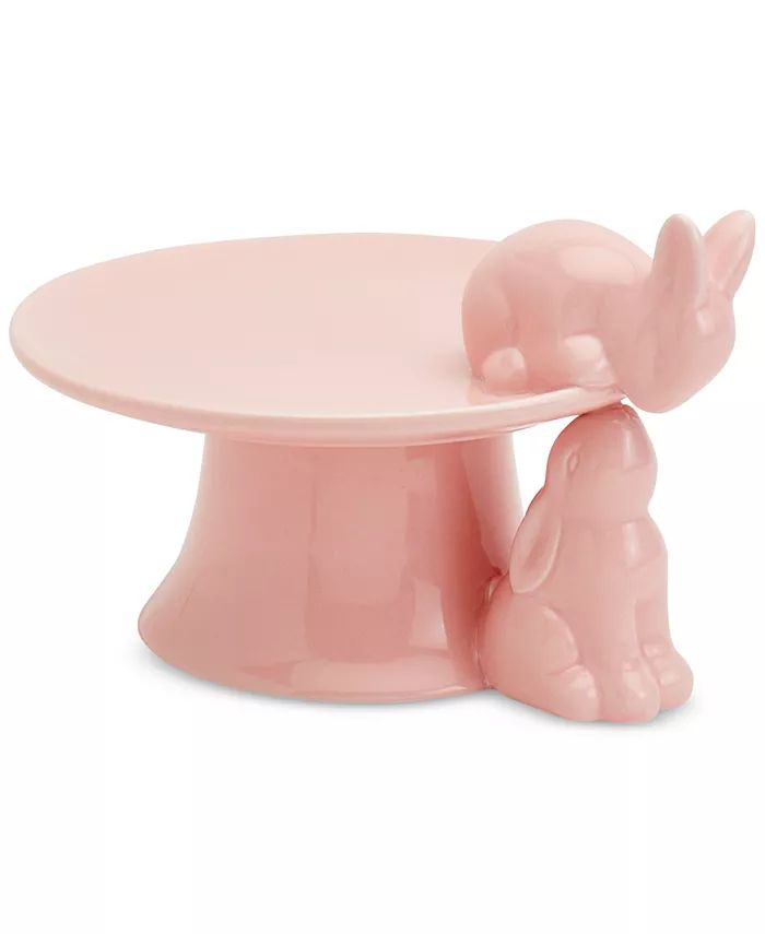 Spring Bliss Two Bunnies Cake Stand | Macy's