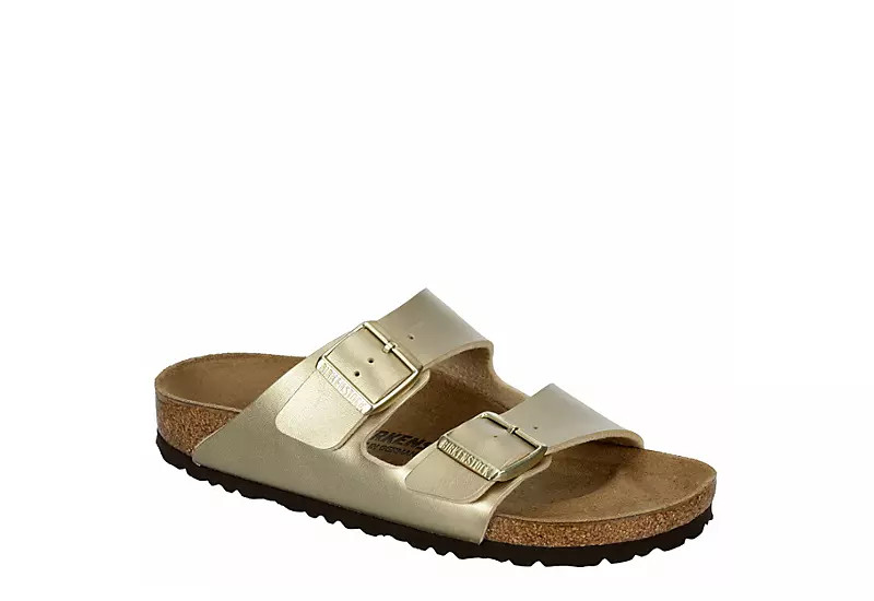 Birkenstock Womens Arizona Footbed Sandal - Gold | Rack Room Shoes