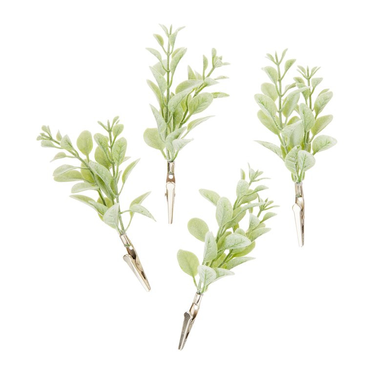 Mini Lamb's Ear Christmas Ornament Clips, 4 Count, by Holiday Time | Walmart (US)