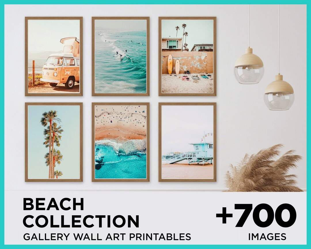 700+ Pieces Beach Wall Art Prints, Coastal Prints,Beach Prints, California Prints, Ocean, Beach, ... | Etsy (US)