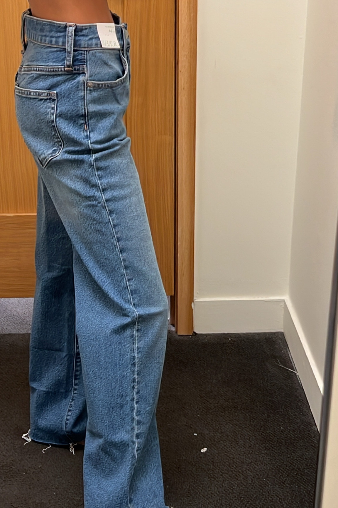 Full-length slim wide-leg jean in … curated on LTK