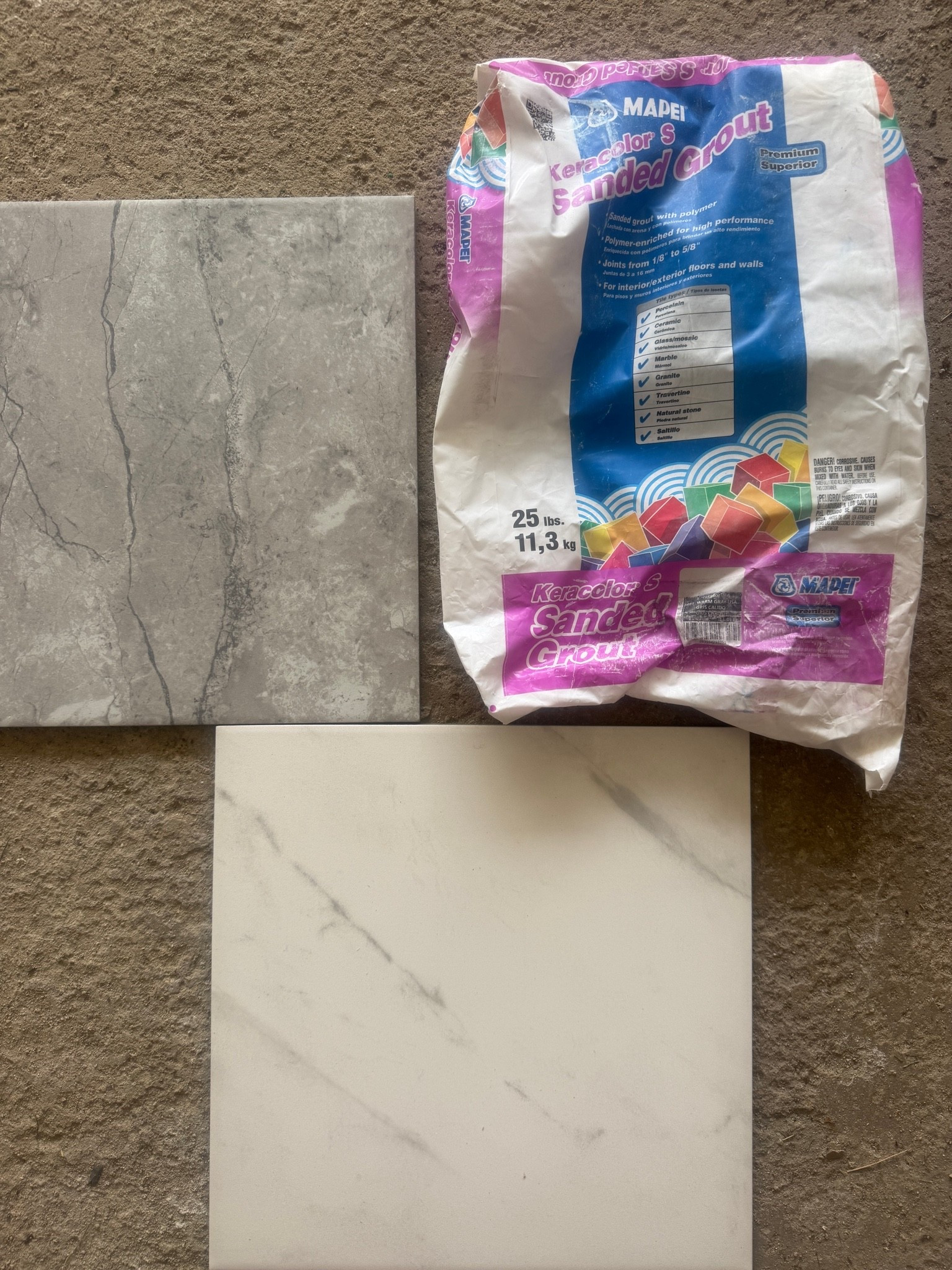 Grout color we used for the laundry room. We matched it to the gray tiles 
Color: warm gray

#LTKHome