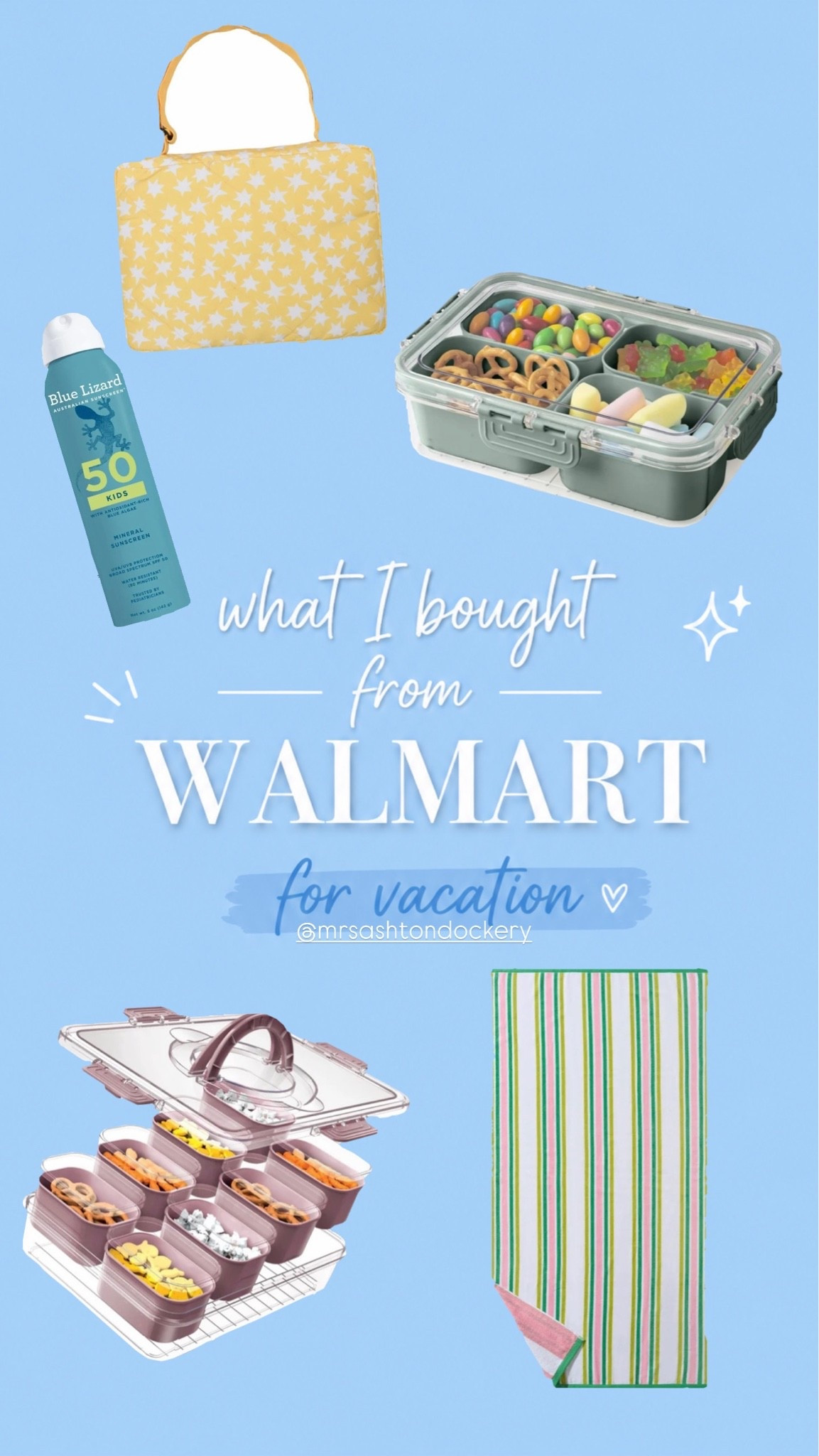 A few more vacation essentials from Walmart! 

Sunscreen, beach towel, snack box, beach blanket

#LTKmomlife #LTKTravel #LTKKids