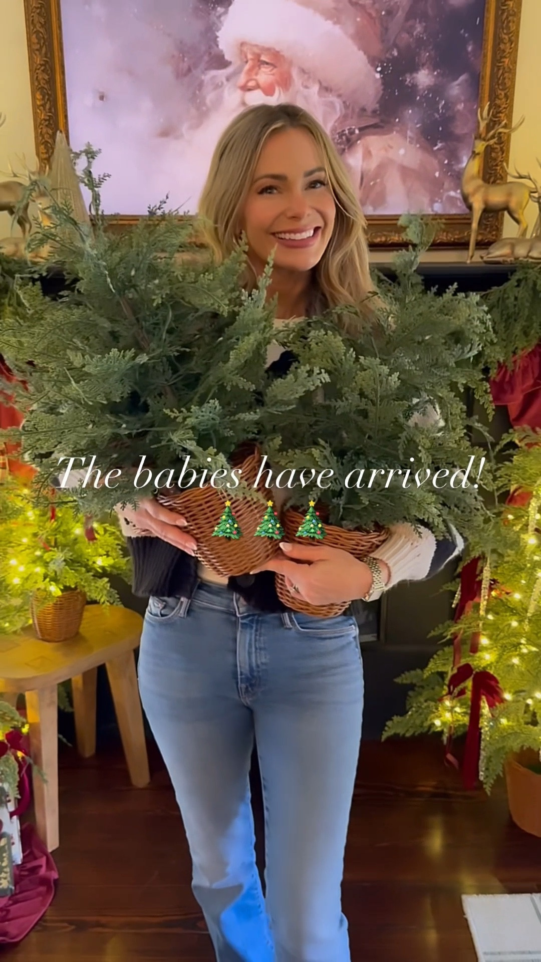 The new baby cypress potted trees are live! 

#LTKSeasonal #LTKHome