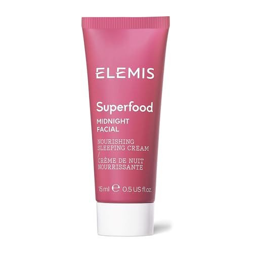 ELEMIS Superfood Midnight Facial 15ml, Travel Size, Moisturizer Face Cream, Hydrating Face Moisturizer for Dry Skin, Firming Facial Cream, Camu Camu & Vitamin C Cream | Amazon (US)