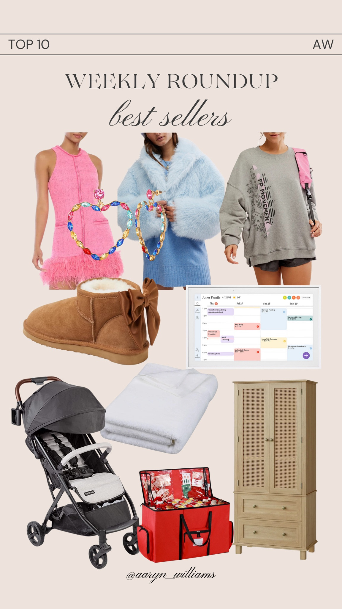 Top 10 most loved this week 🎀🫶🏻 

Best sellers, weekly roundup, Valentine’s Day outfit, winter fur coat, sale, target boots, skylight calendar, affordable strollers, Walmart towel finds, storage and organizationn

#LTKHome #LTKSaleAlert #LTKStyleTip