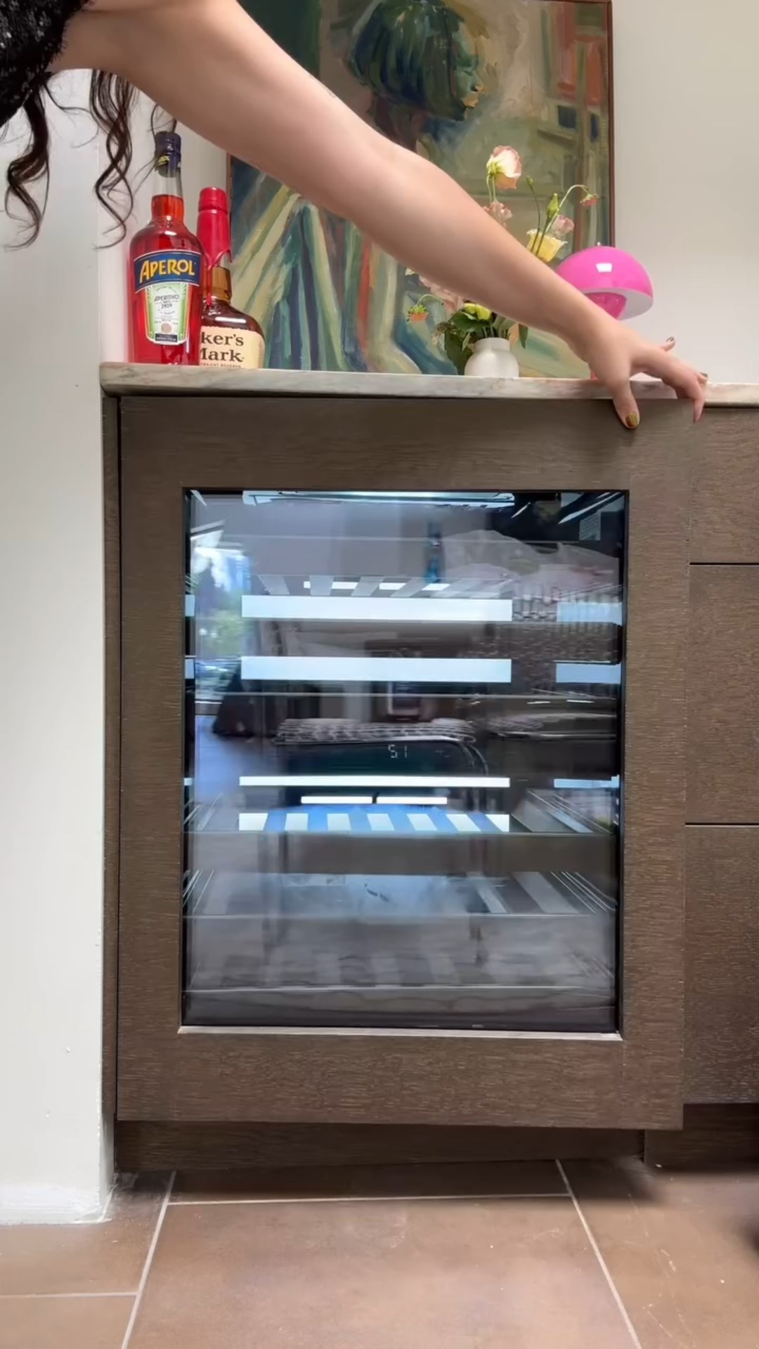 Stocked and (almost) ready ✨ Our new studio’s conference room bar is taking shape, anchored by the Monogram 24” Panel-Ready Wine Reserve. Because great appliance design deserves to go beyond the kitchen.

#StudioDesign #InteriorInspo #BeverageCenter #DesignDetails #BethanyAdamsInteriors #WetBarGoals #LuxuryInteriors #ConferenceRoomGoals #InteriorArchitecture #MonogramAppliances #UnderstatedLuxury #DesignMatters #BAI

#LTKHome