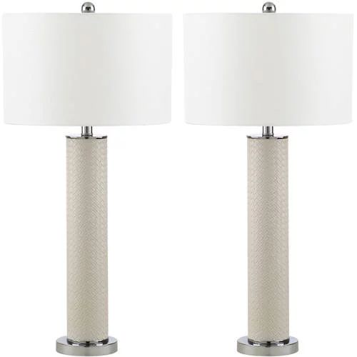 Safavieh Ollie 31.5 in. H Faux Column Table Lamp, Set of 2 | Walmart (US)