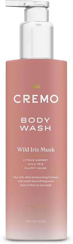 Cremo Wild Iris Musk Skin Moisturizing Body Wash for Women, Notes of Citrus Sorbet, Wild Iris, an... | Amazon (US)