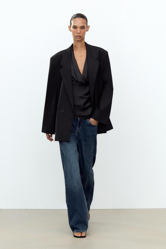 OVERSIZED DOUBLE-BREASTED BLAZER | Zara UK